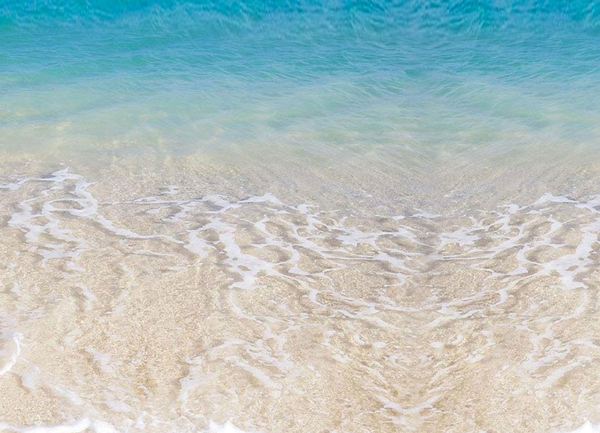 blue wave beach splashback image