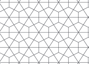 hexagon print 