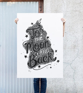 to the moon and back poster